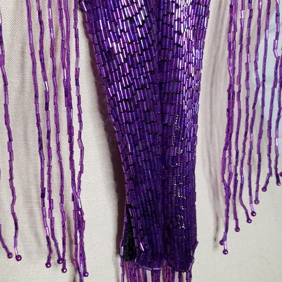 Western Wear Vintage Beaded Collar Photos Parade Showhorse Bohemian Glamour 90's - Picture 5 of 6